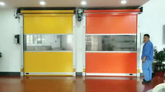 Guangzhou manufacturers high-speed PVC screen rapid rolling safety industrial door with the remote control on China WDMA