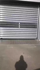 Wholesaler Price Hot sales fast spiral door High speed Spiral Door aluminum roll up door on China WDMA