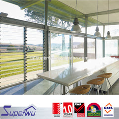 Openable Louvre Windows/Aluminium double glazed Louvre Windows comply with Australian & New Zealand standards on China WDMA