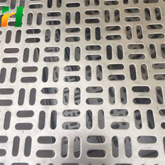 Oval Perforated Metal Mesh punched round hole mesh/plate/sheet/net on China WDMA