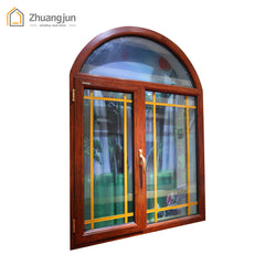 Philippines Price French Aluminum Casement Double Tempered Glass Window on China WDMA