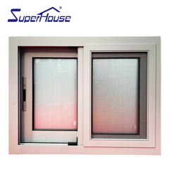 Philippines price aluminium window frame and glass design office sliding type window on China WDMA