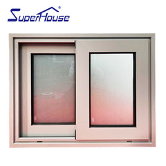 Philippines price aluminium window frame and glass design office sliding type window on China WDMA