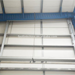 Polyurethane sandwich panel vertical lifting door/Superior Air Tight performance sectional door/aluminum sandwich door on China WDMA