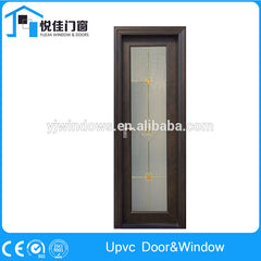 Popular design white french doors upvc casement door commercial price on China WDMA