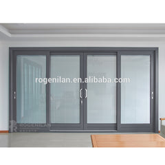 ROGENILAN 139 thermal break series aluminum duty sliding door with electronic shutter on China WDMA