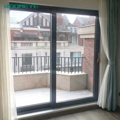 Roomeye aluminum glass three tracks sliding door on China WDMA