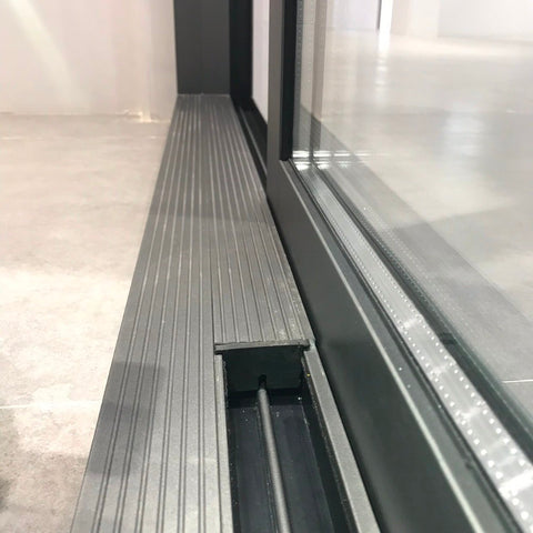 Roomeye double glass sliding aluminum door on China WDMA