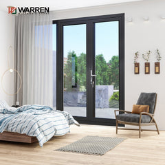 60x80 Double French Door With Modern Interior Glass Double Doors