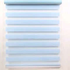 Semi blackout / 100% blackout roller blind automatic /manual zebra shades for windows on China WDMA