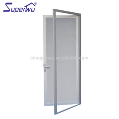 Silvery aluminum stainless steel mesh hinged door as security door on China WDMA