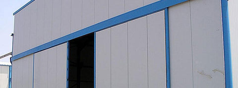 Sliding Open Style and Finished Surface Finishing industrial sliding door on China WDMA