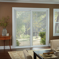 Sliding glass doors with built in blinds on China WDMA