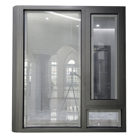 Soundproof large size fixed aluminium corner window