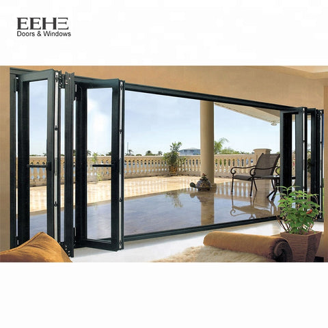 Space-saving Aluminium Exterior Panel Door Folding on China WDMA