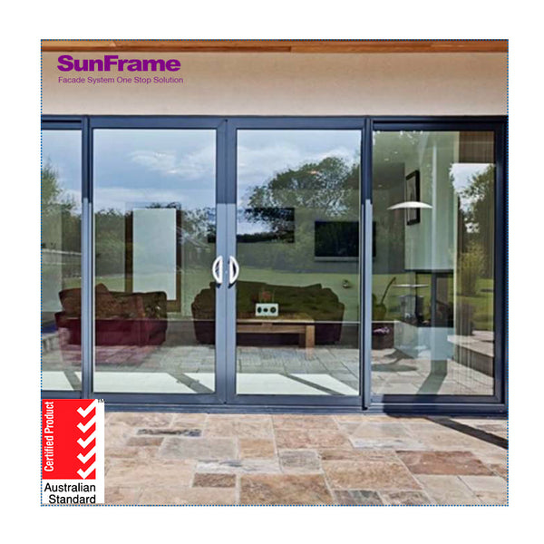 Sun Frame Guangdong Manufacture Aluminum Glass Doors And Windows Sliding Door Window Decoration on China WDMA