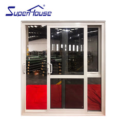 Superhouse NFRC Australia standard AS2047 aluminium frame bathroom sliding glass door on China WDMA