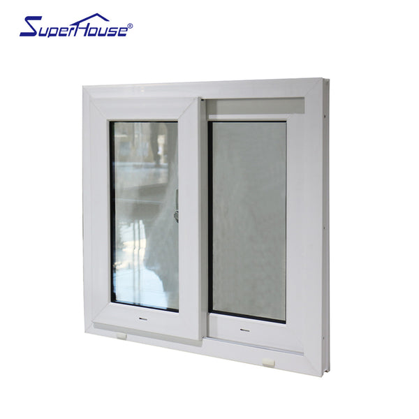 Superhouse cheap PVC vinyl sliding house window for sale based on australian standard on China WDMA