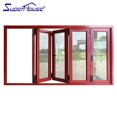 Superhouse high-end design interior or exterior used aluminium glass bifold door on China WDMA