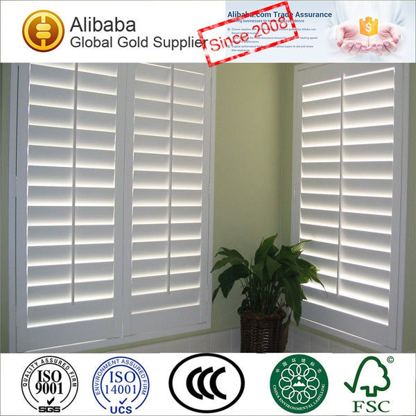 Superior Quality with Low Price Custom Made Bi-Fold Home Depot Plantation Shutters For Sliding Glass Door on China WDMA