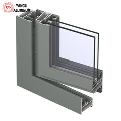 Superior quality aluminium building profile anodized aluminium windows frame on China WDMA