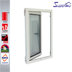 Superwu China Alibaba Supplier single pane aluminum glass casement window on China WDMA