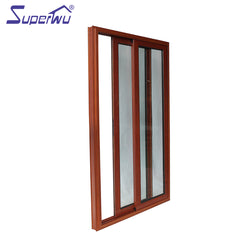 Superwu top quality hot sale good price malaysia glass balcony aluminium sliding toilet door on China WDMA