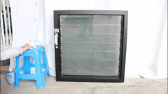 Aluminum frame glass blade louvre window price of glass jalousie on China WDMA