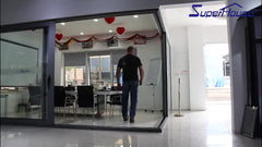 Australian standard as2047 double glazed sound proof aluminium sliding glass doors and windows on China WDMA