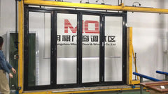 exterior aluminum bifolding door built in blinds on China WDMA