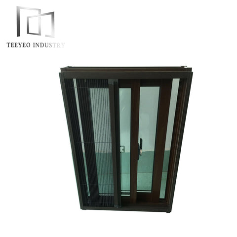 Teeyeo wooden window door models aluminum vertical bi folding sliding window and door on China WDMA