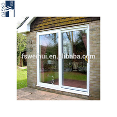 Tempered Glass Leaded Fancy Interior Balcony Sliding Upvc European Style 3 Panel Accordion External Patio Used French Door on China WDMA