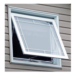 Tempered Single Glass Aluminum Frame Top Hung Window Wide Awning Window on China WDMA