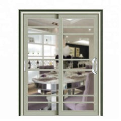 Top aluminum sliding design drawing room internal door with glass on China WDMA