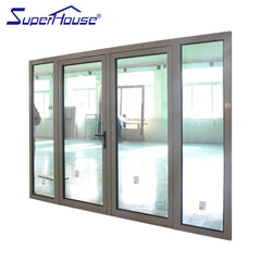 Top quality thermal break aluminium french glass doors on China WDMA