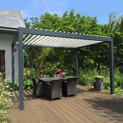 High Quality Motorized Waterproof Aluminum Pergola Gazebo Covers OEM ODM Factory  Pergola