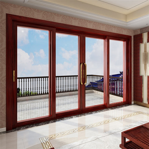 Sliding Door Set High Quality Modern House Double Glazing Marine Sliding Door Aluminum Sliding Door Pulleys