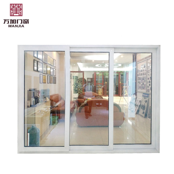 UPVC 3 tracks sliding door on China WDMA