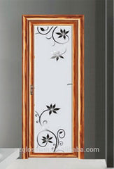 UPVC low price casement door bathroom door and kitchen door on China WDMA