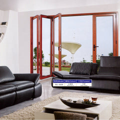 USA&Australia style soundproof veranda bifold doors,double glazed bi fold doors on China WDMA on China WDMA