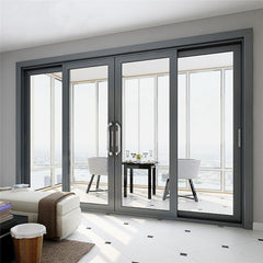 Automatic Sliding Door Home 6063-T5 Profile Automatic Door Sliding Showcase For Home Sliding Door System