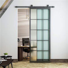 UK Market Pocket Door Luxury Interior Modern Design Galvanised Steel Pocket Door Living Room Exterior Sliding Door 20Mm Pocket