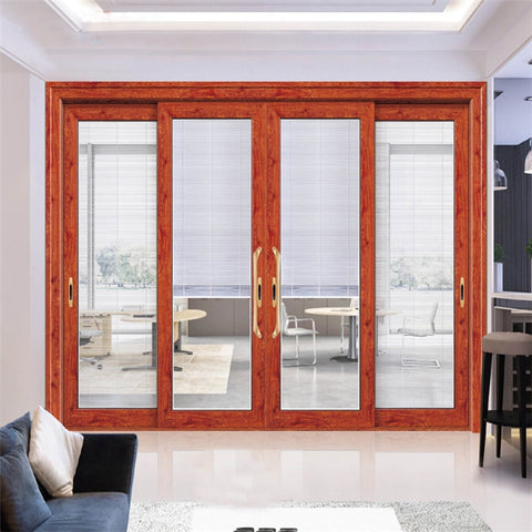 Interior  Door Sliding USA Standard 10 Years Warranty Aluminum Decoration Aluminum Temporary Sliding Doors Israel  Sliding Door