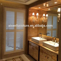 Waterproof pvc blinds shutter for bathroom windows or door on China WDMA