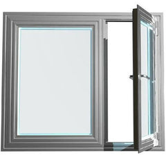 White 6mm Single Tempered Glass New Style Horizontal Thermal Aluminum Sliding Window on China WDMA