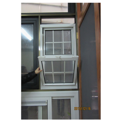 White color american style house window design 1.4mm frame thickness make aluminium window used aluminium single top hung window on China WDMA