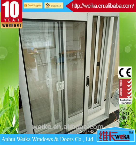 Wooden grain pvc/upvc windows and doors aluminum sliding windows and doors on China WDMA