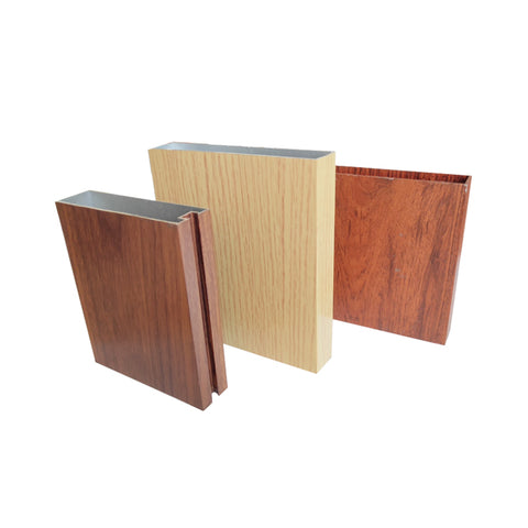 Wow!! aluminium door frame/ aluminum sliding window price/ wood grain color aluminium casement door on China WDMA