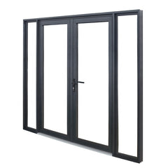 YY Australian standard Aluminum door exterior and storm security door with Laminated glass french door on China WDMA