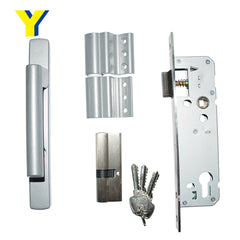 YY aluminium double glaze lowe doors security hinged door used exterior french doors for building on China WDMA